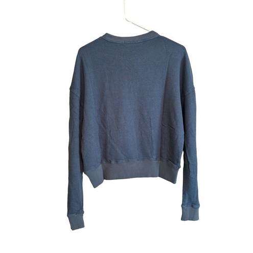 n:philanthropy New  Women's  Sela-Sweatshirt Cropped Navy Size S