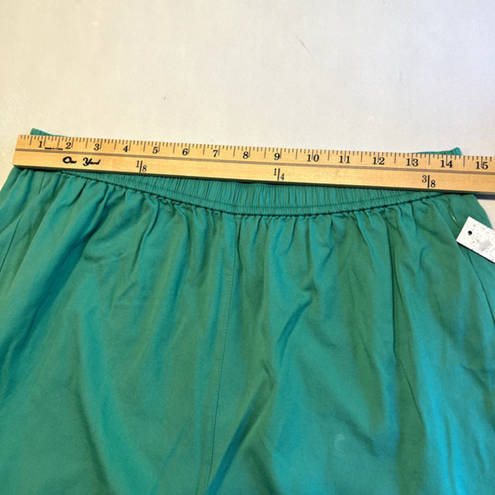 Abound  Womens Cargo Joggers Green Marine Size Medium Side‎ Pockets Banded Cuffs