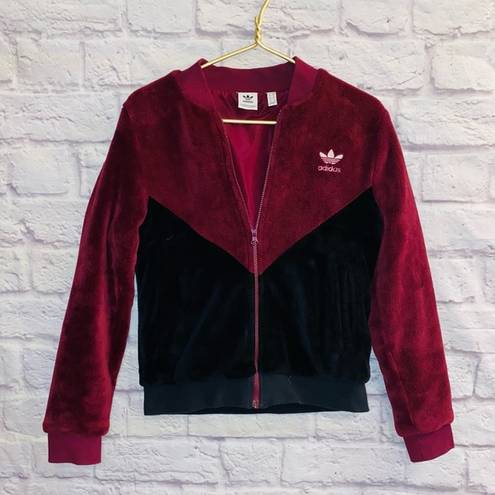 Adidas  Velour Bomber Jacket