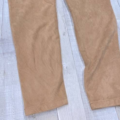 Umgee  faux suede zippered ankle pants size medium