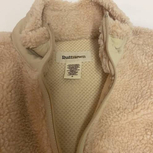 Ruff Hewn  Sherpa Teddy coat size medium