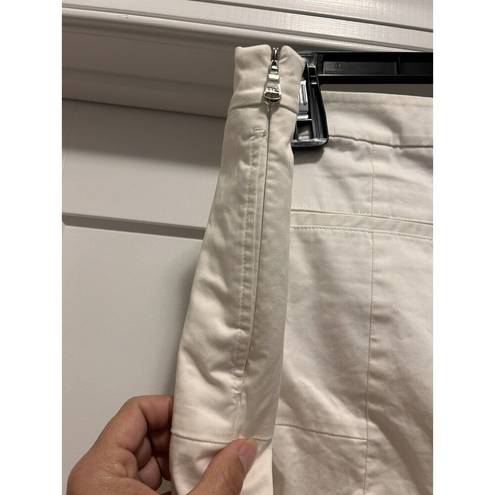Polo Women’s  Golf Skort Skirt Inner Biker Shorts White Size 8 Athletic Skort