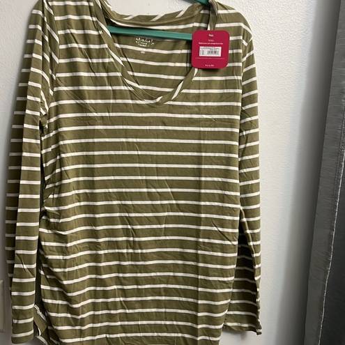 Isabel Maternity NEW  Ingrid & Isabel Long Sleeved V-Neck Tunic Shirt Sz XXL