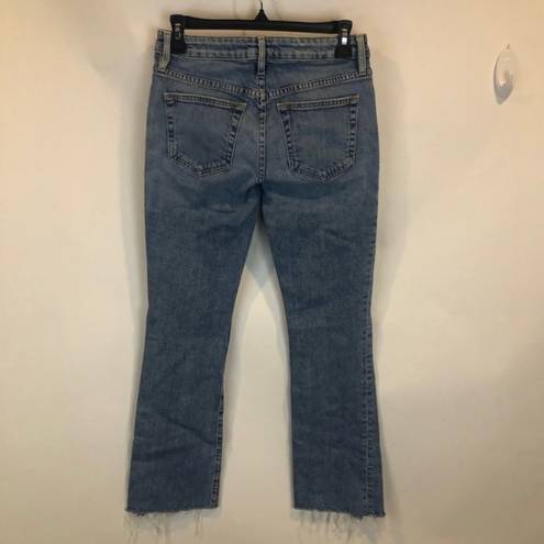 Scarlett SLVRLAKE  Kick Flare cropped Jeans SZ 26 Y2K