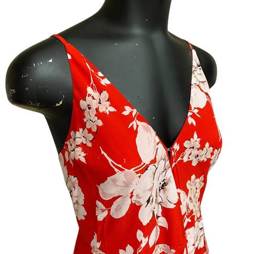 Yumi Kim NEW  FRENCH ROSE RED SILK RUSH HOUR MAXI Dress Size XS