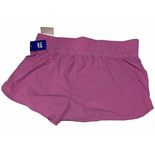 Joy Lab Women's Size XL Pink Athletic High-Rise Woven Shorts 2.5 Inch Inseam