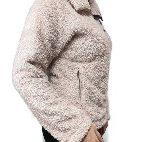 Tommy Hilfiger  Pink Sherpa Fleece Jacket Small