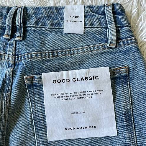 Good American  Women’s Good Classic Stretch Skinnyish fit Jeans size 4/27