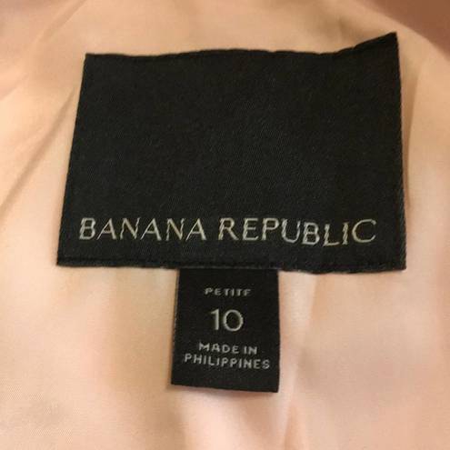 Banana Republic  double breasted light pink vest