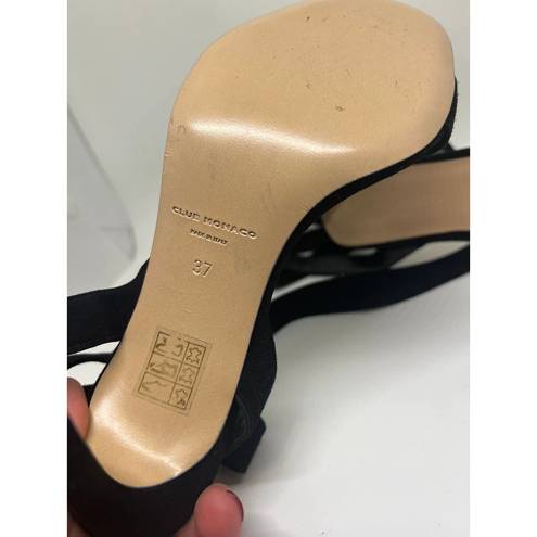 Club Monaco  Corla Suede Heels Sz. IT 37 (US 7)