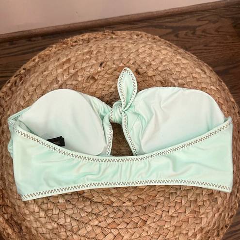 Vix Paula Hermanny  Light Mint Green Bikini Top Size Large