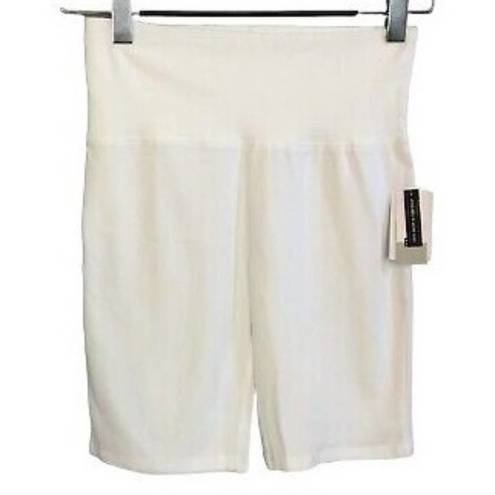 BP  Womens White  High Waist Athletic Size XS Pull-On Bike Shorts