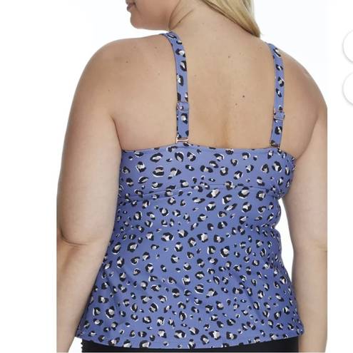 Raisin's  Curve Caliente Zanzibar Tankini Swim Top Plus Size 24W NWT