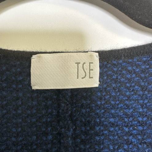 TSE  100% Cashmere Buttoned Short Sleeve Sweater Cardigan Size Medium flaw