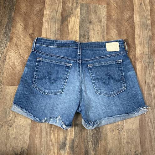 AG Adriano Goldschmied  Hailey Roll Up Ex Boyfriend Denim Short Size 26