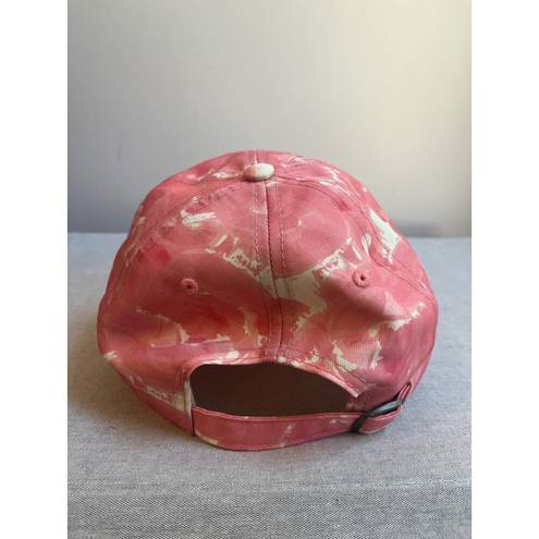 Genuine Merchandise Atlanta Braves  Women's Cap Pink Watercolor Brushstrokes OS