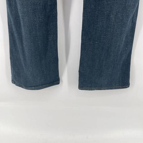 James Jeans  Women's Dry Aged Bootcut Low Rise Dark Wash Denim Blue Size 32