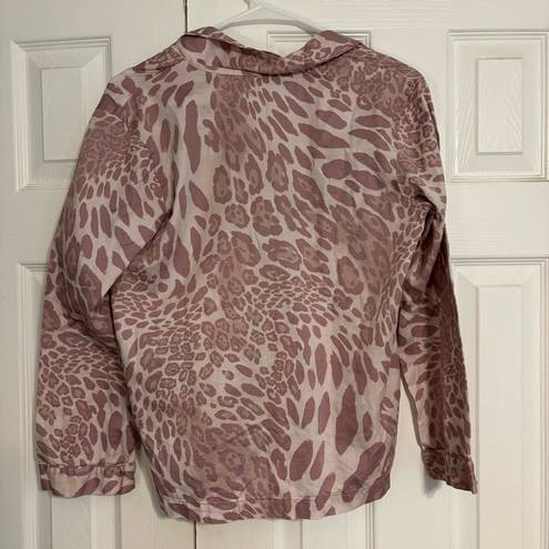 Natori  Pink Leopard Pajama Set