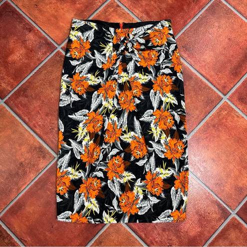 Proenza Schouler  Vibrant Floral Pencil Skirt