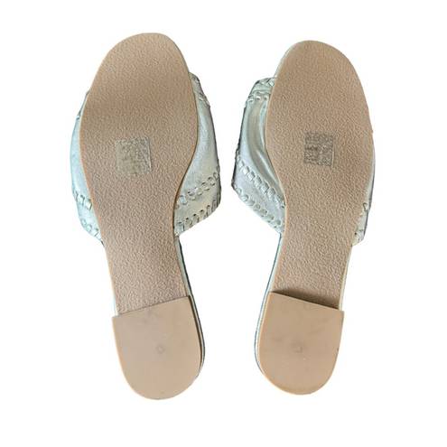 Jack Rogers New!  Thompson Slides Gold Sandals