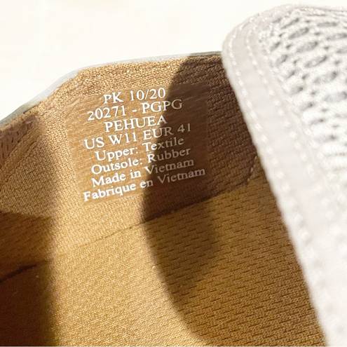 Olukai  Women's Size 11 Pehuea Loafers Pale Grey Slip on Shoe