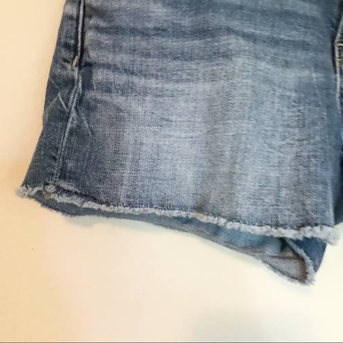 BKE  Buckle Payton Mid rise shorts distressed denim cutoffs stretch women 25