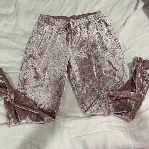 Joe Boxer Shimmer Pink Joggers