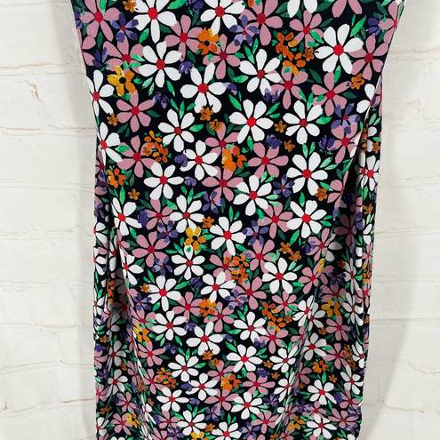 ZARA  Square neck floral mini dress S