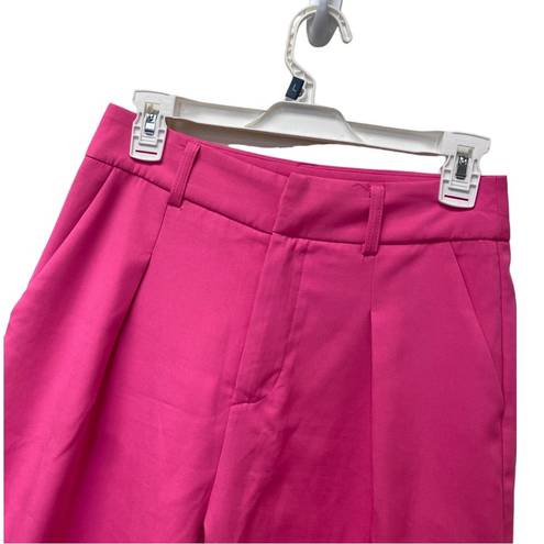 Missguided NWT  Barbie Pink Cigarette Leg High Waisted Trousers size 10