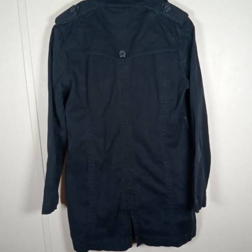 American Eagle  outfitters navy belted trench coat size Medium 2omen