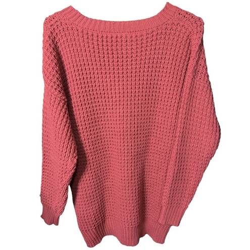 Zenana Outfitters Premium Chunky Knit Crewneck Tunic Sweater