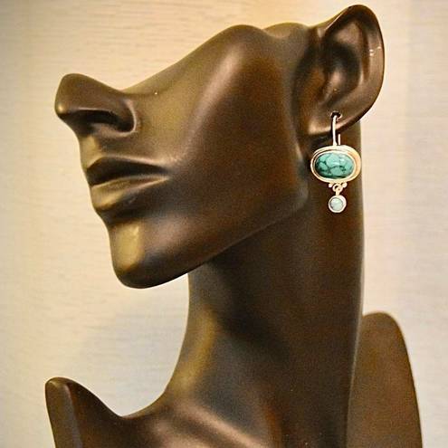 Small Turquoise Dangle Earrings