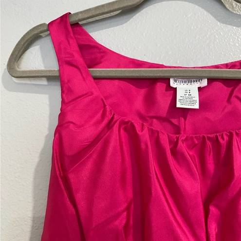 Motherhood  Maturity Hot Pink Sleeveless Midi Dress Size Small - HOST PICK