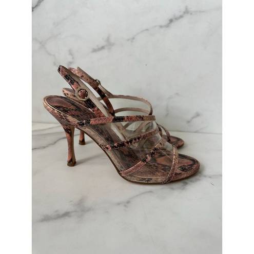 Louise et Cie  Tabila Pink Clear Heels Size 8.5