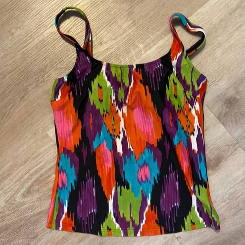 Gottex  Women’s Multi Colored Swim Tank Top Size 6