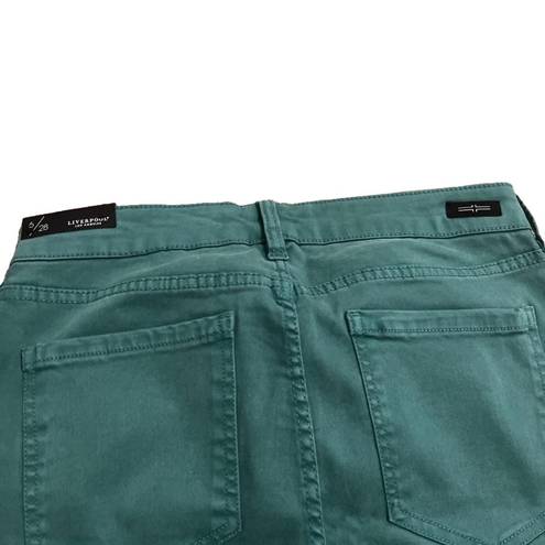 Liverpool NWT  Kaylee Skinny Ankle Jeans in Green Size 6. Inseam about 27.5”