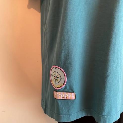 ma*rs Mr And  italy tee shirt teal M