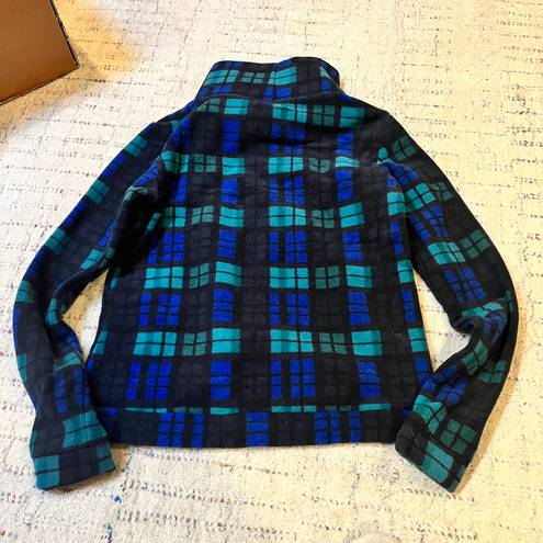 Dudley stephens Blackwatch Plaid Park Slope in Vello Fleece NWT