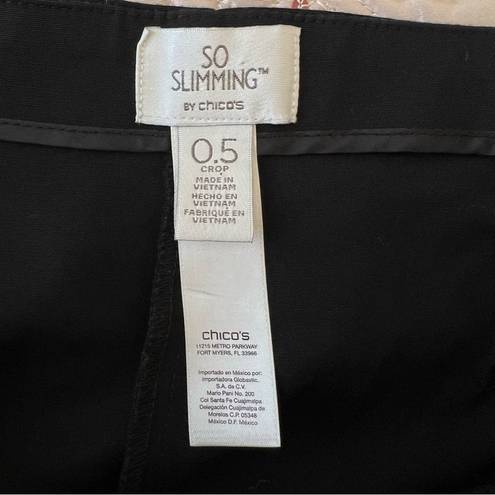 Chico's  So Slimming Crop Pants in Black Size 0.5 / S (6)