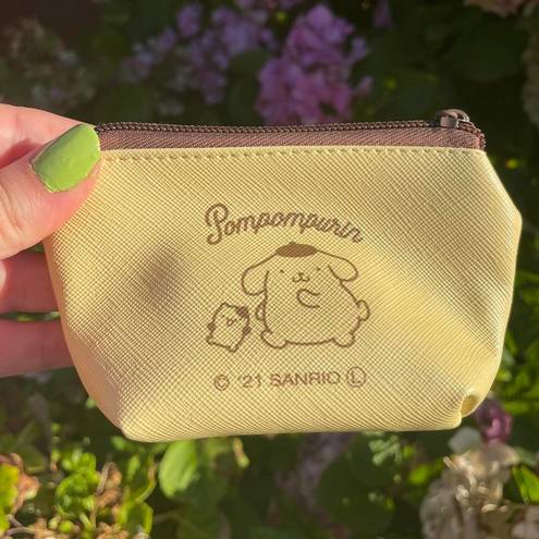 Sanrio  Pompompurin Yellow Small Coin Purse Pouch