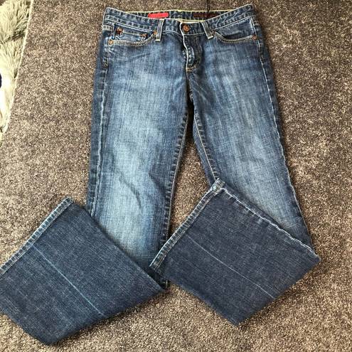 AG Adriano Goldschmied  The Club Flared Jeans Womens 28R Western Stretch Denim