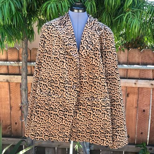 Good American  Leopard Print Blazer size 5