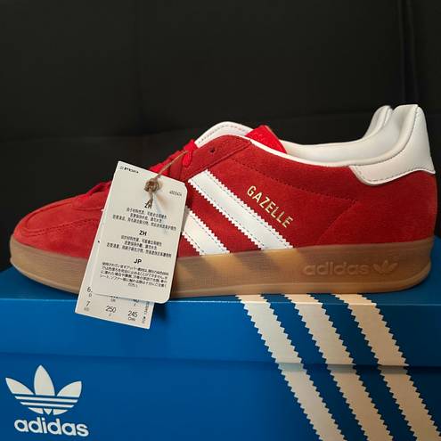 Adidas Gazelle Shoes Red