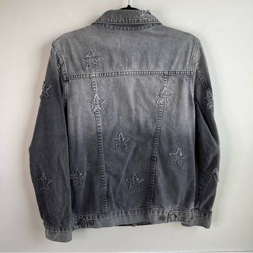 Rails  stars knox black faded denim jacket size XS