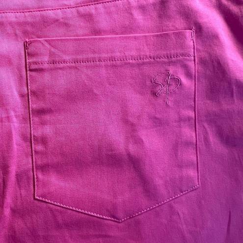 Parker Stella  Collection Women's Pink High Waist Cotton Short Medium NWT