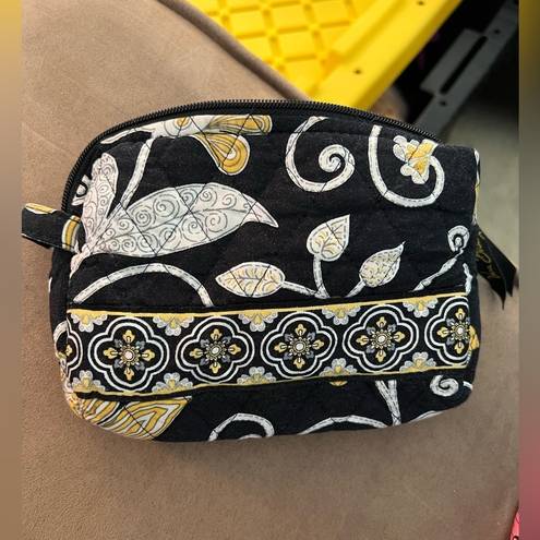 Vera Bradley RETIRED:  | Yellow Bird pattern makeup bag