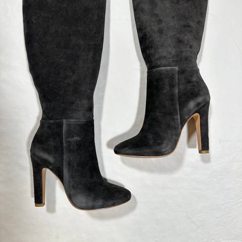 Joie NEW  Bentlee Slouch Genuine Suede Leather Heel Over The Knee Boots Shoes 6