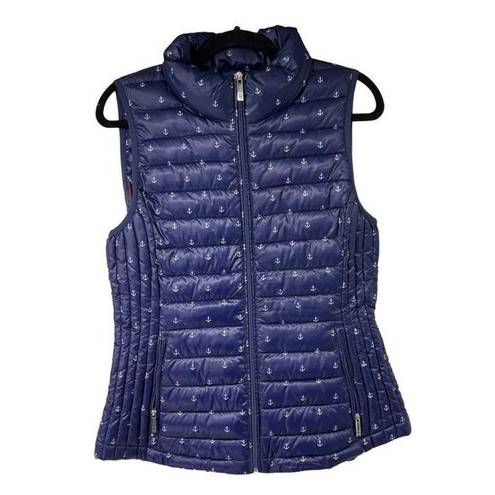 Tommy Hilfiger  Blue Anchor Thin Puffer Vest