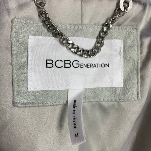 BCBGeneration BCBG Faux Fur Notch Collar Pocketed Coat