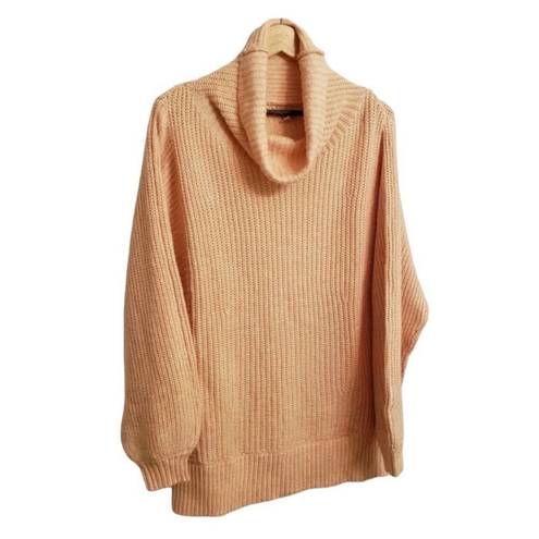 American Eagle  Outfitters Oversized Peach Mock Neck
Sweater(Size XS)